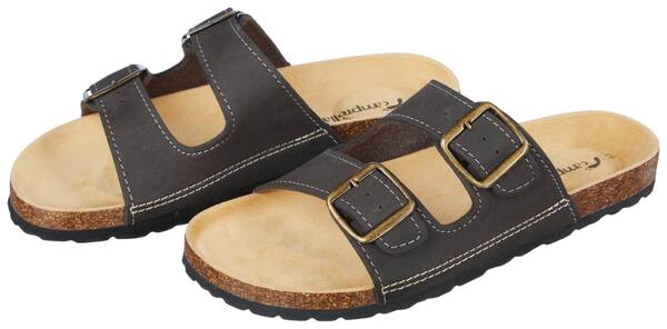 Bild 2 von CAMPRELLA Herren-Pantoletten Tieffu&#223;bett, Paar