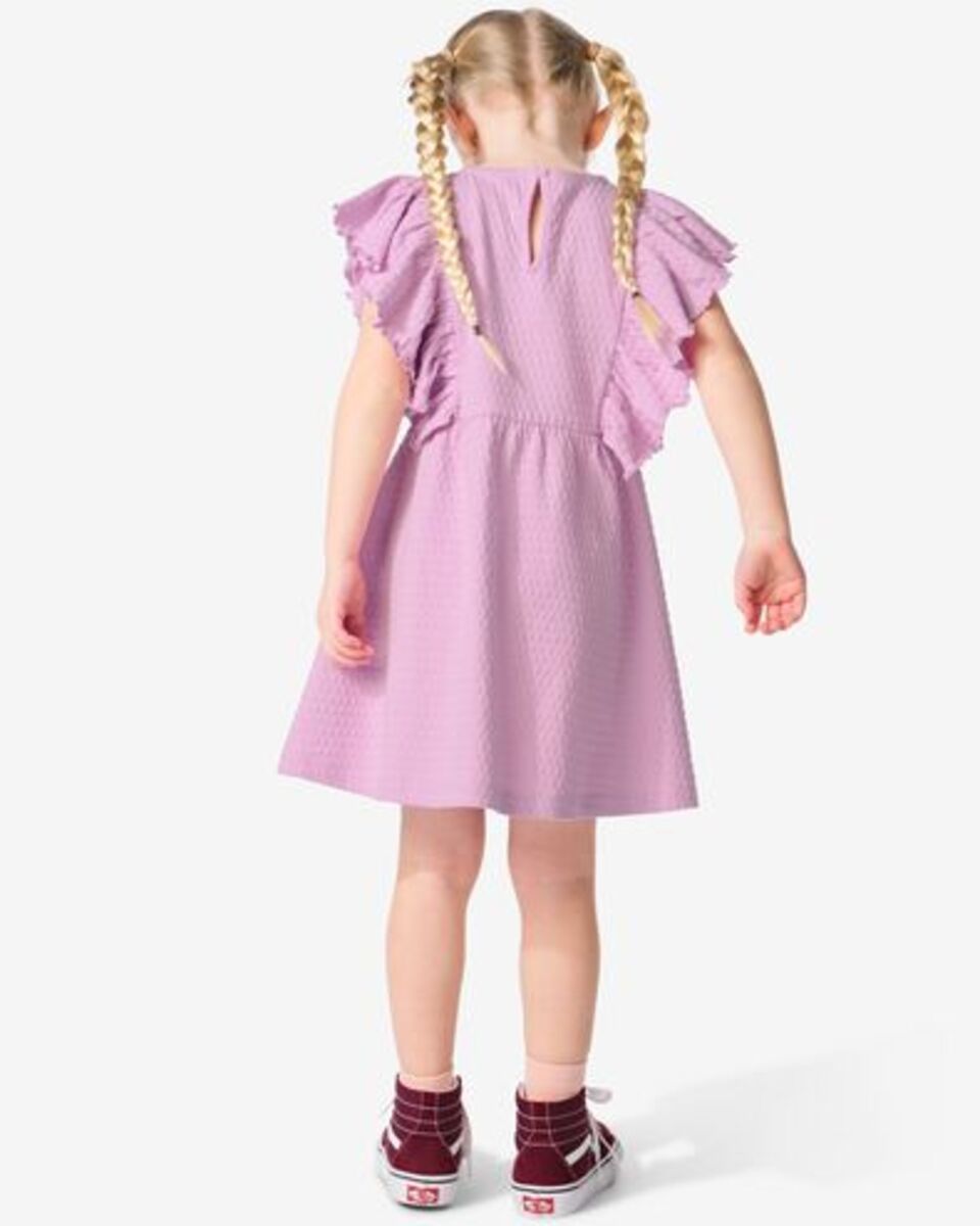 Bild 3 von Kinder-Kleid, Rüschen violett