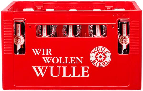 Bild 1 von WULLE BIERE Vollbier Hell, Ka. 20 x 0,33-l-Fl.