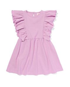 Kinder-Kleid, Rüschen violett