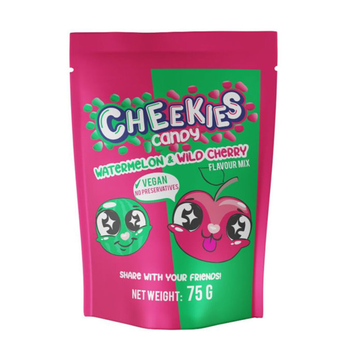 Bild 1 von Cheekies Drageemix Wassermelone-Sauerkirsche