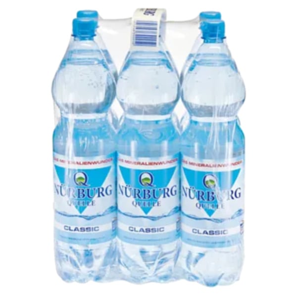 Bild 1 von Nürburg Quelle 6x1,5l PET EW oder Aegidius Mineralwasser 12x0,7l / 0,75l Glas