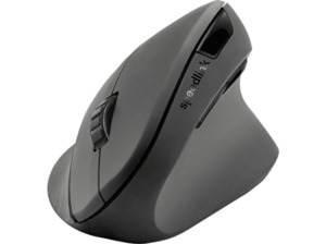 SPEEDLINK PIAVO Ergonomic Vertikale Maus, Schwarz, Schwarz