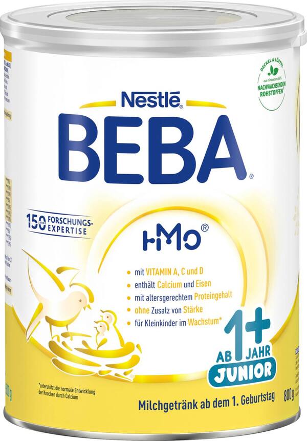 Bild 1 von NESTL&#201; Beba Junior 1+ oder 2+, 800-g-Dose