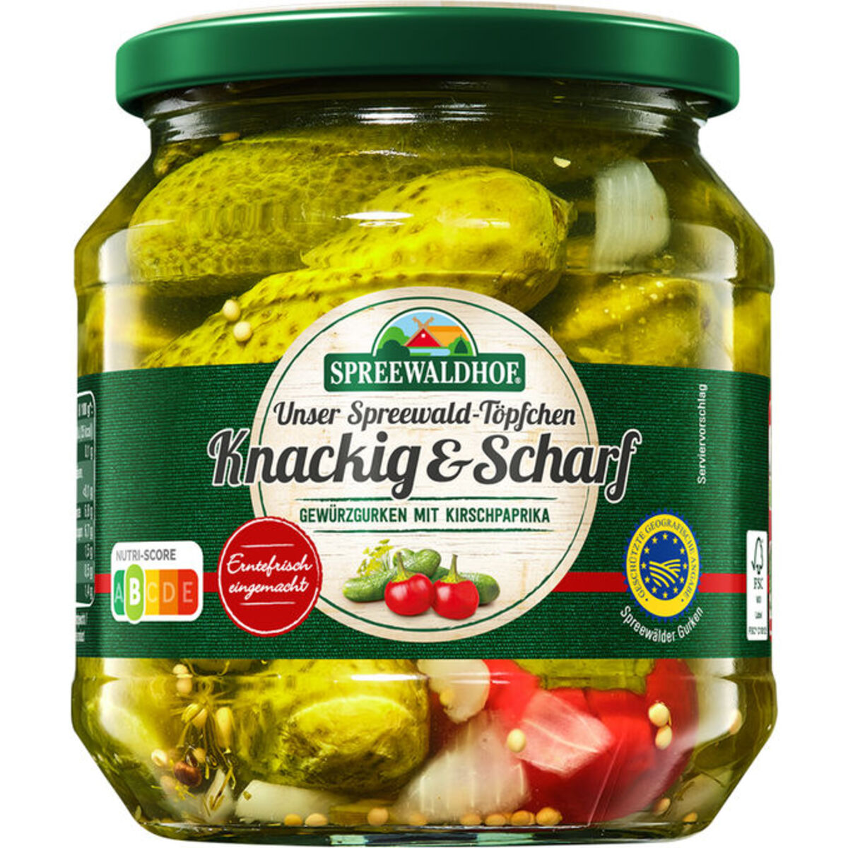 Bild 1 von Spreewaldhof Gewürzgurken mit Kirschpaprika