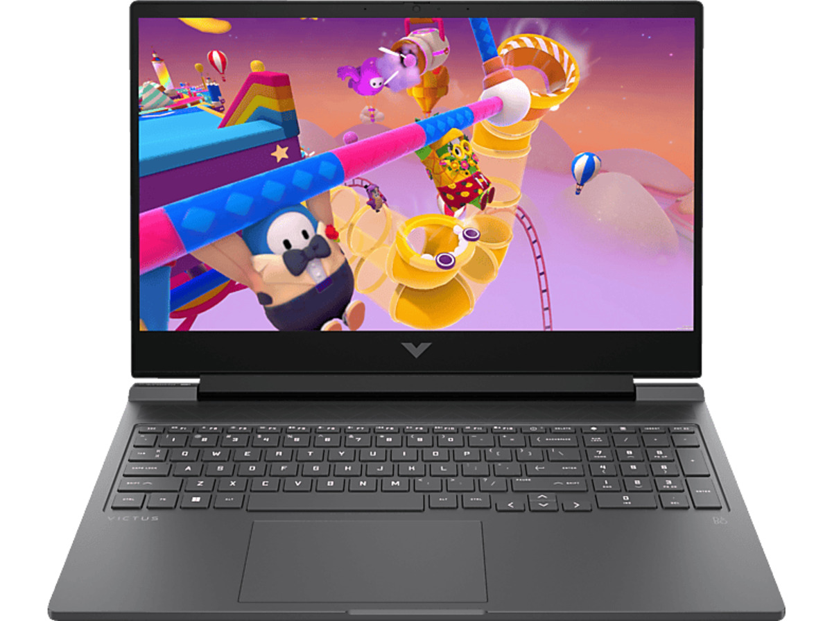 Bild 1 von HP Victus Gaming 16-s0377ng, Notebook, mit 16,1 Zoll Display, AMD Ryzen™ 7,7840HS Prozessor, 16 GB RAM, 512 SSD, NVIDIA GeForce RTX™ 4070, Schwarz, Windows 11 Home (64 Bit), Schwarz