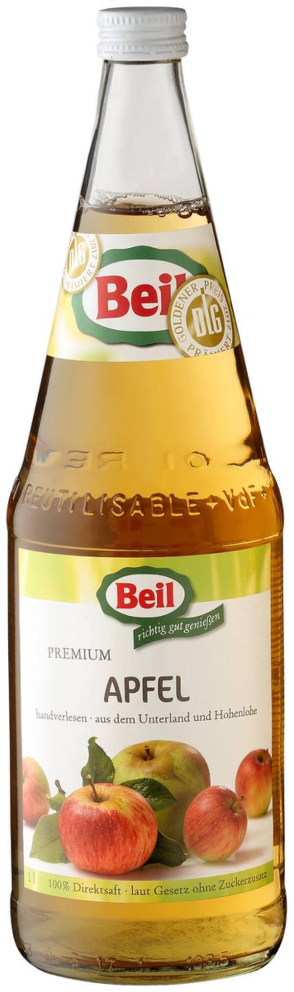 Bild 1 von BEIL Apfelsaft, 1-l-Fl.