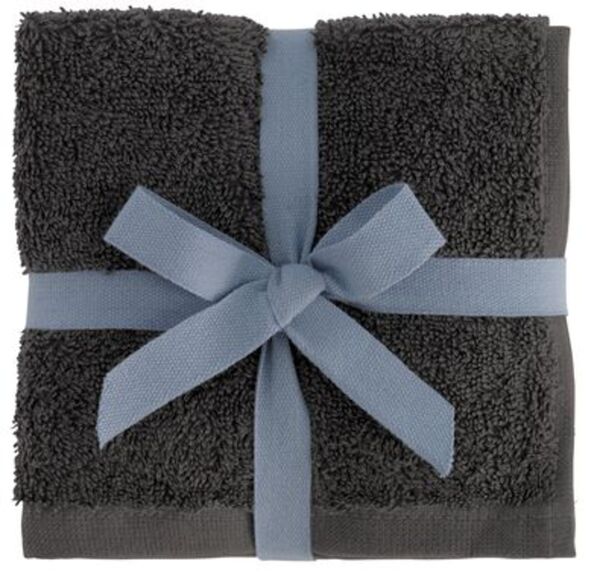 Bild 4 von 4er-Pack Gesichtstücher, 30 x 30 cm, schwere Qualität, grau