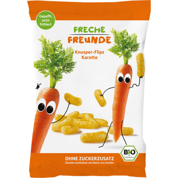 Bild 1 von Freche Freunde 2 x BIO Knusper-Flips Karotte