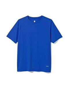Herren-Sport-T-Shirt, nahtlos blau