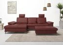 Bild 1 von Places of Style Ecksofa Costello L-Form, incl. Sitztiefenverstellung und Armlehnfunktion, incl. 3 Nierenkissen