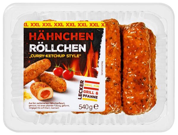 Bild 1 von H&#228;hnchen-R&#246;llchen, 540-g-Gro&#223;packg.