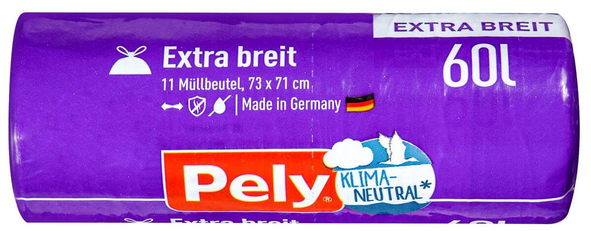 Bild 1 von PELY Müllbeutel Extra breit, Packg.
