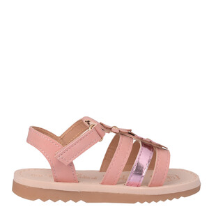 Mädchen Sandalen mit Blumen-Applikation ROSA