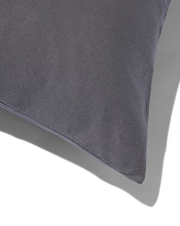 Bild 2 von 2er-Pack Kissenbezüge, Jersey, 60 x 70 cm, dunkelgrau