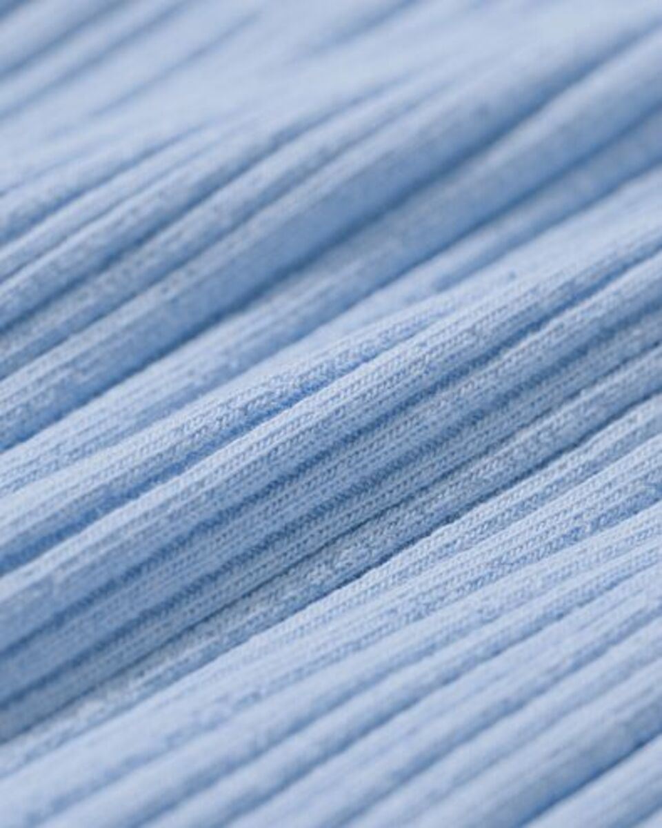 Bild 2 von Kinder-Top, kurz, gerippt blau