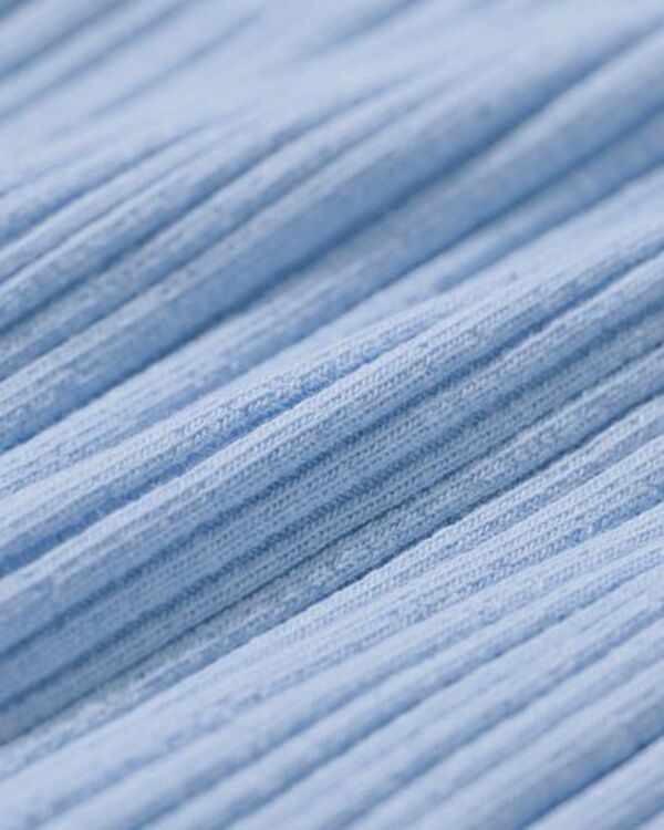 Bild 2 von Kinder-Top, kurz, gerippt blau