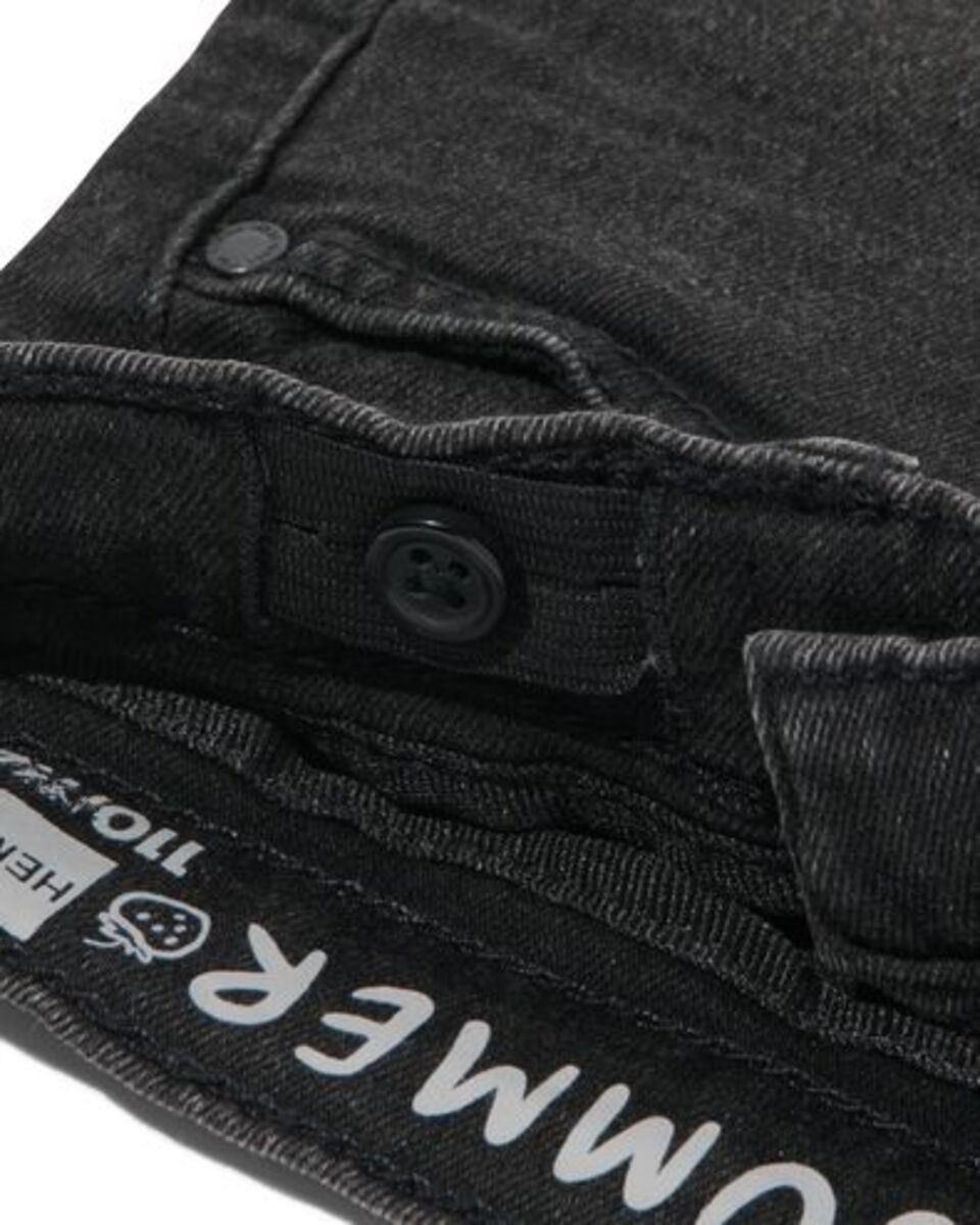 Bild 3 von Kinder-Shorts, Denim schwarz