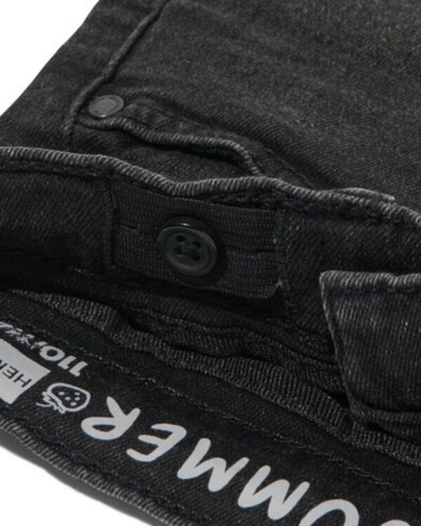 Bild 3 von Kinder-Shorts, Denim schwarz