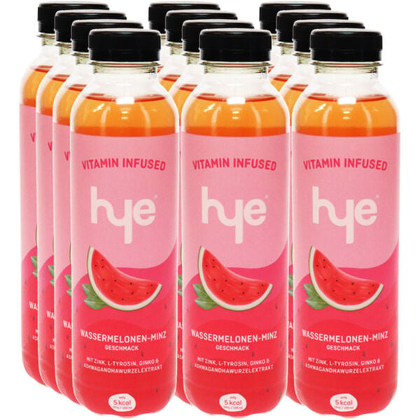 Bild 1 von HYE Vitaminwasser Wassermelone Minze, 12er Pack (EINWEG) zzgl. Pfand