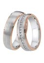 Bild 1 von DOOSTI Trauring Schmuck Geschenk Silber 925 Trauring Ehering Partnerring LIEBE, Made in Germany - wahlweise mit oder ohne Zirkonia