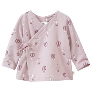 Newborn Wickeljacke mit Ballon-Print HELLLILA