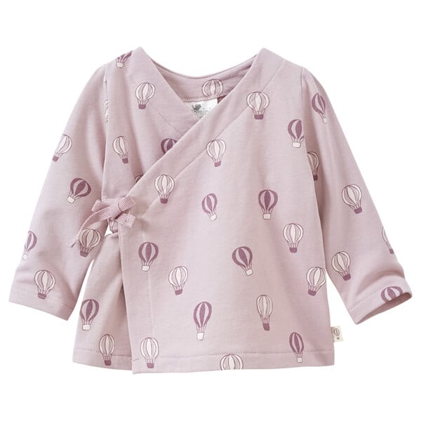 Bild 1 von Newborn Wickeljacke mit Ballon-Print HELLLILA