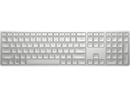 Bild 1 von HP 970 Programmierbare Wireless, Tastatur, Bluetooth; USB Typ-A, Typ-C, Silber, Silber