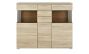 Bild 1 von Highboard  Riva ¦ holzfarben ¦ Maße (cm): B: 138 H: 119 T: 39 Kommoden & Sideboards > Highboards - Sconto