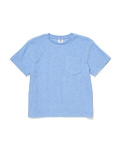 Kinder-T-Shirt, Frottee blau