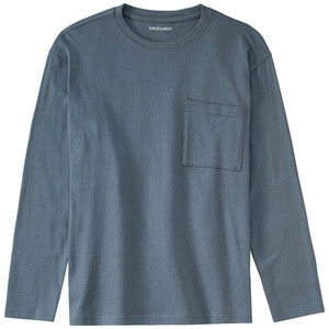 Jungen Langarmshirt mit Brusttasche BLAU