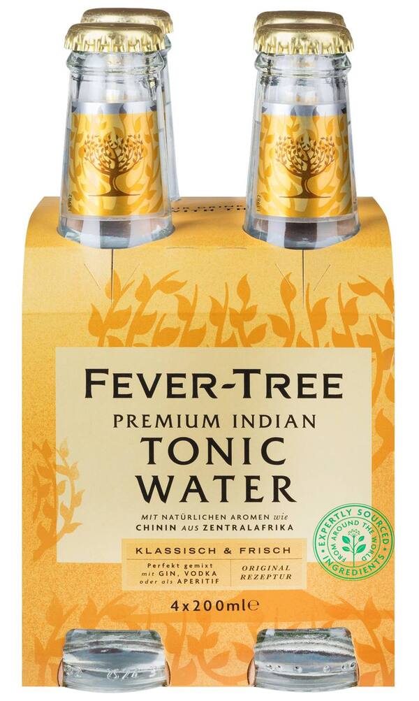 Bild 1 von FEVER-TREE Premium-Erfrischungsgetr&#228;nke, Packg. 4 x 0,2-l-Fl.