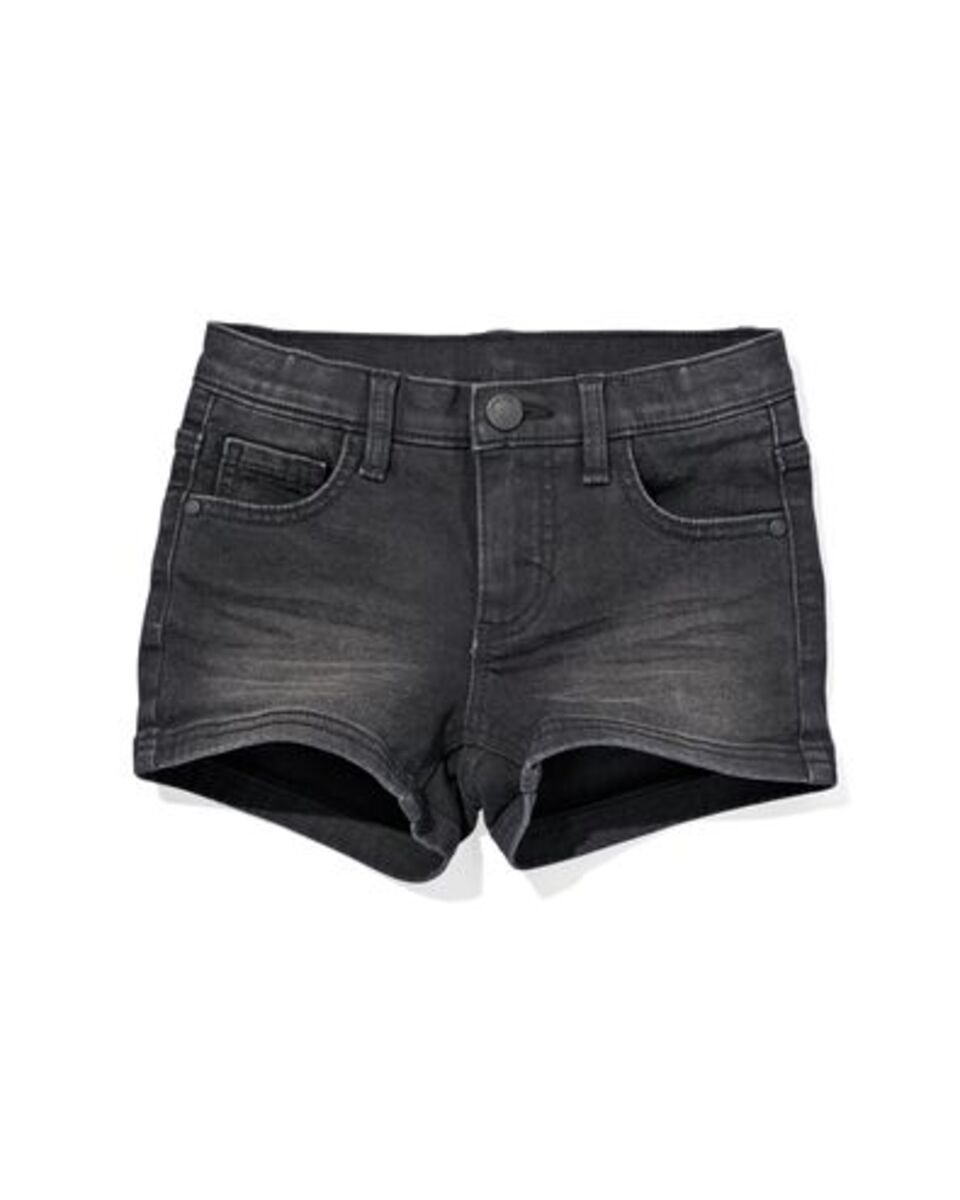 Bild 1 von Kinder-Shorts, Denim schwarz