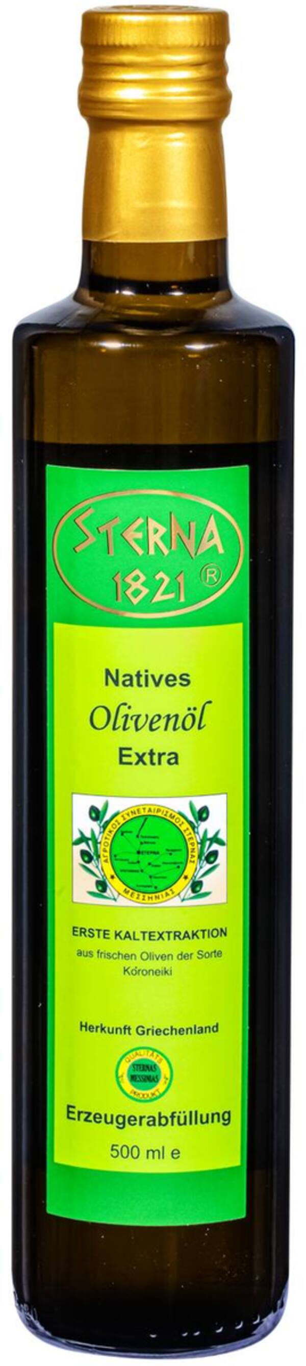 Bild 1 von STERNA 1821 Natives Oliven&#246;l extra, 500-ml-Fl.