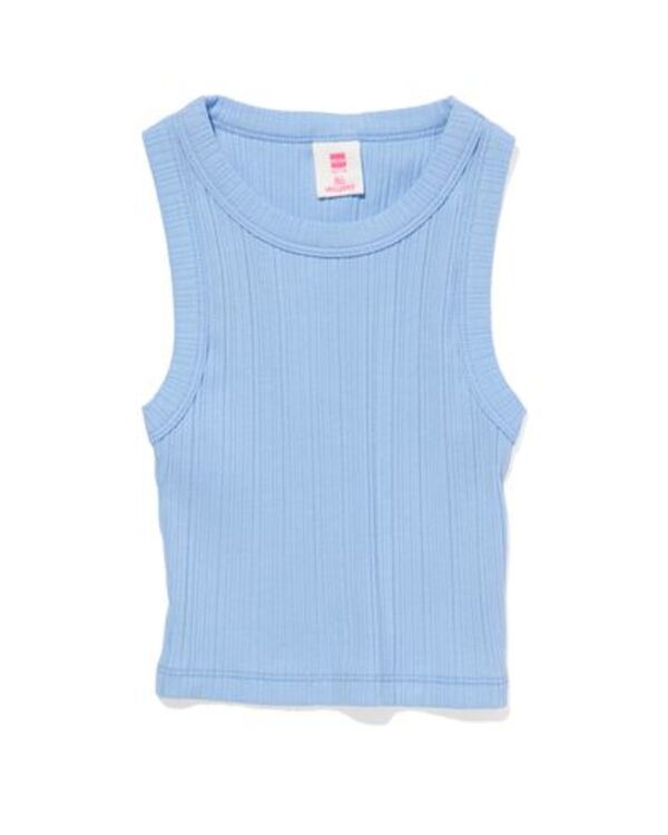 Bild 1 von Kinder-Top, kurz, gerippt blau