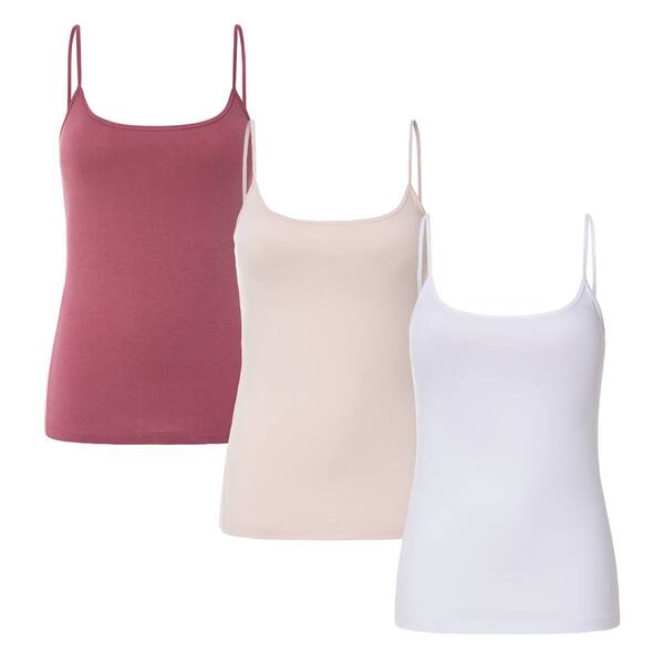 Bild 2 von OYANDA® Damen-Spaghettiträger-Tops, 3-St.-Packg.