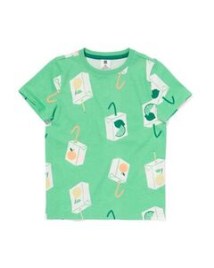Kinder-T-Shirt, Getränke grün