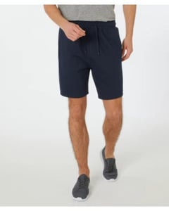 Dunkelblaue Sweatshorts, X-Mail, Bermudalänge, dunkelblau