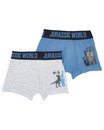 Bild 1 von Jurassic World Retro Boxershorts, 2er-Pack, verschiedene Designs, blau