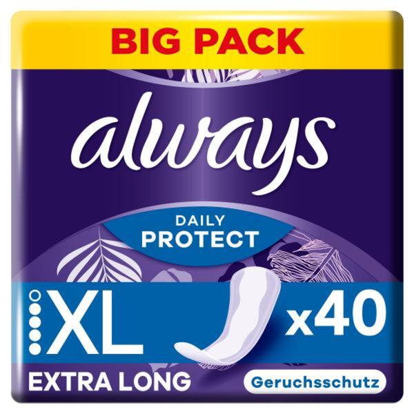 Bild 1 von Always Daily Protect Extra Long mit leichtem Duft Slipeinlagen