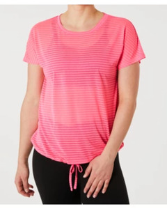 Sport-Shirt in Ausbrenner-Optik, Ergeenomixx, neon pink