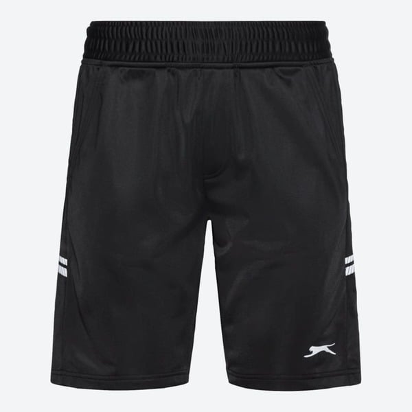 Bild 1 von Herren-Trainingsbermudas mit elastischem Bund, Black