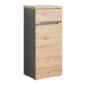 Unterschrank Memphis Artisan Eiche/Grau, Grau, Eiche Artisan