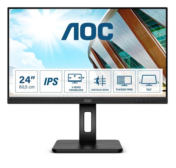 Bild 1 von Monitor 24P2Q, P2, Schwarz, 23,8 Zoll, Full HD, IPS, 75 Hz, 4 ms