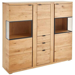 Linea Natura Highboard, 152x135.5x38 cm, Holzmöbel