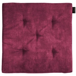 Ambiente Sitzkissen Basic, Bordeaux, Textil, Uni, Füllung: Schaumstoff, 38x38 cm, Oeko-Tex® Standard 100, hochwertige Qualität, Wohntextilien, Kissen, Sitzkissen