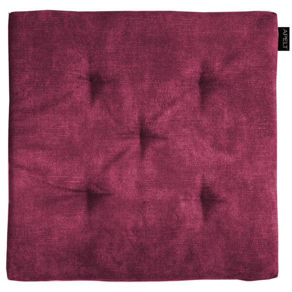 Bild 1 von Ambiente Sitzkissen Basic, Bordeaux, Textil, Uni, Füllung: Schaumstoff, 38x38 cm, Oeko-Tex® Standard 100, hochwertige Qualität, Wohntextilien, Kissen, Sitzkissen