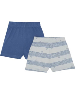 Shorts Krebse, 2er-Pack, Ergee, indigo blau