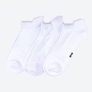 Bild 1 von Sport-Sneaker-Socken mit Fersenschutz, 3er-Pack, White