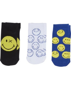 Lizenz Sneakersocken, 3er-Pack, verschiedene Lizenzen, gelb